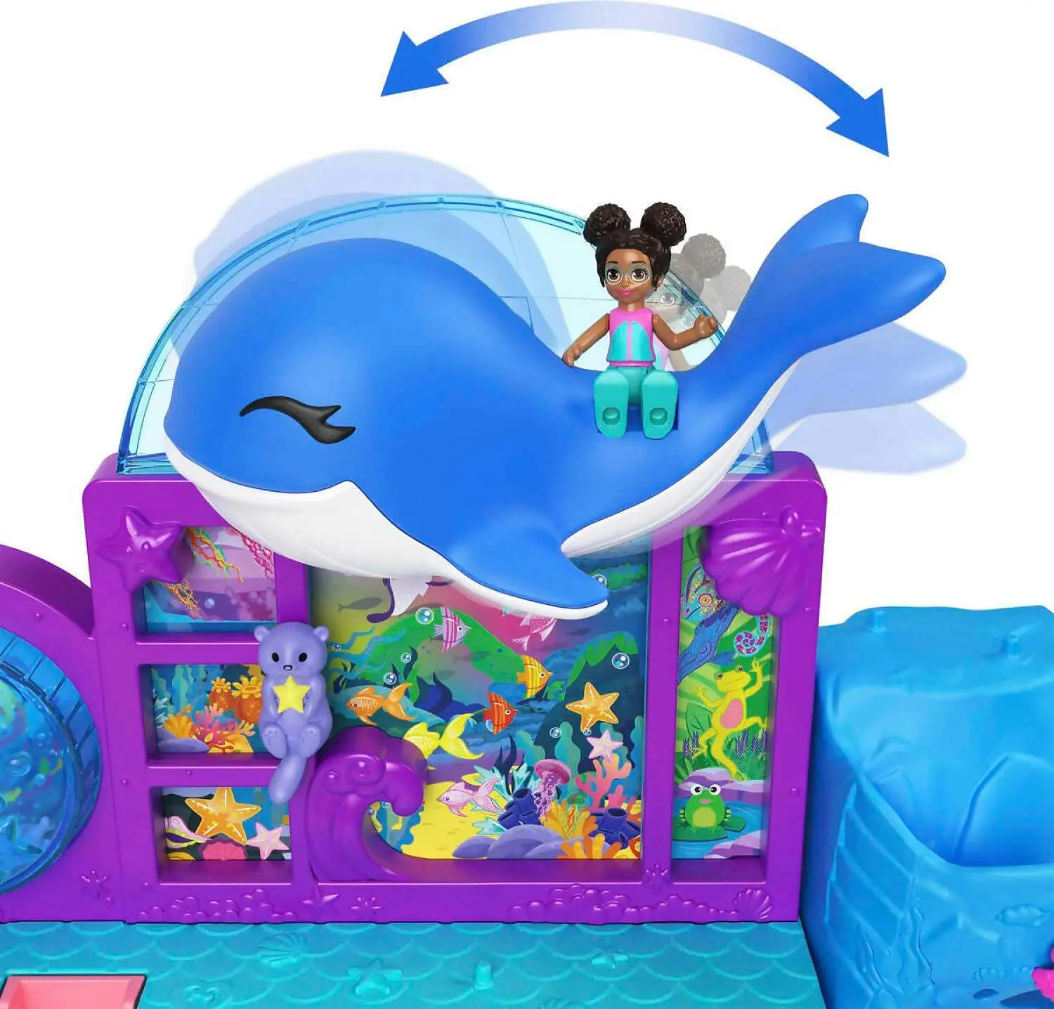 Polly Pocket - Pollyville Aquarium - Mattel