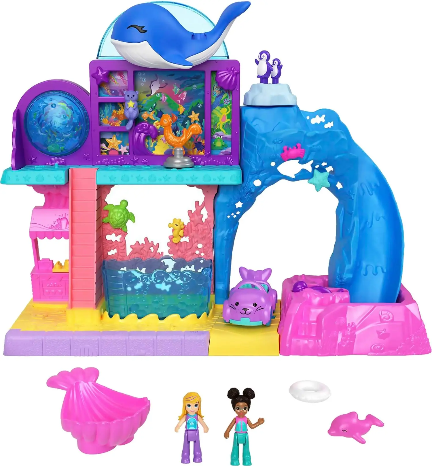 Polly Pocket - Pollyville Aquarium - Mattel