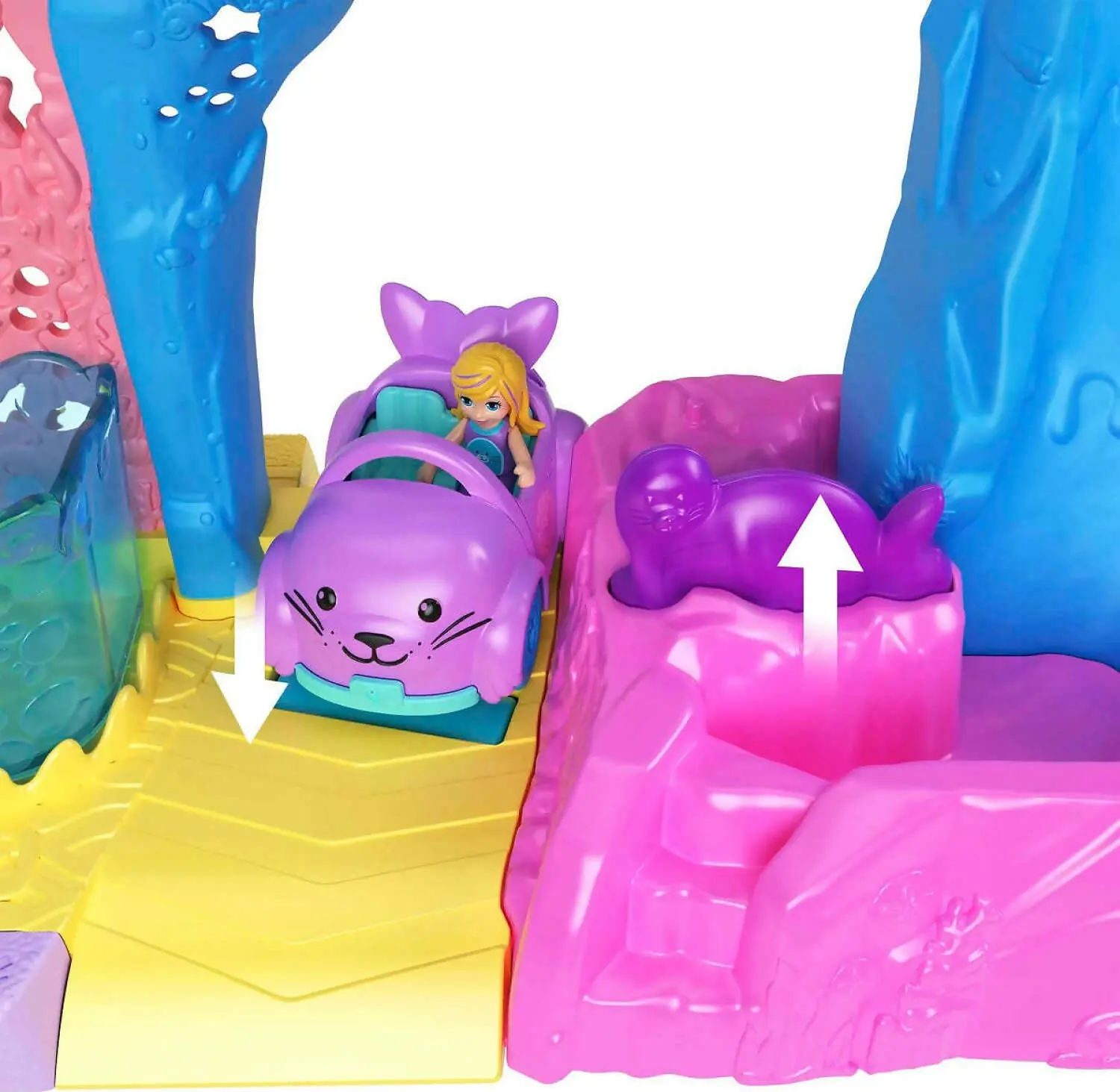 Polly Pocket - Pollyville Aquarium - Mattel