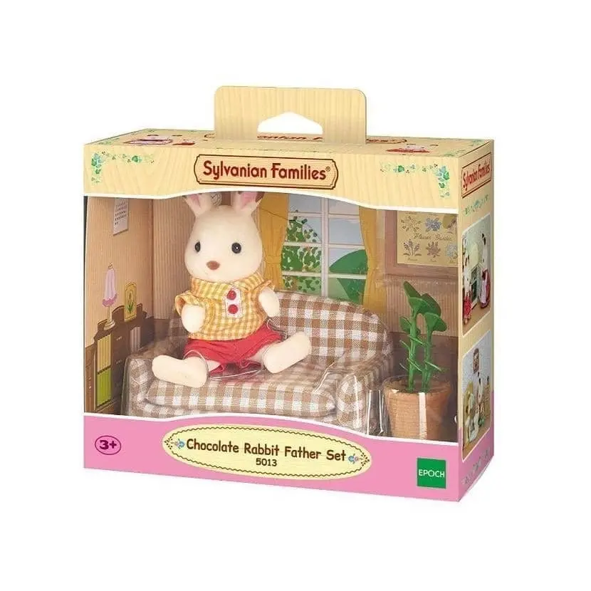 Sylvanian Families - Chocolate Rabbit Father  Animal Doll Playset