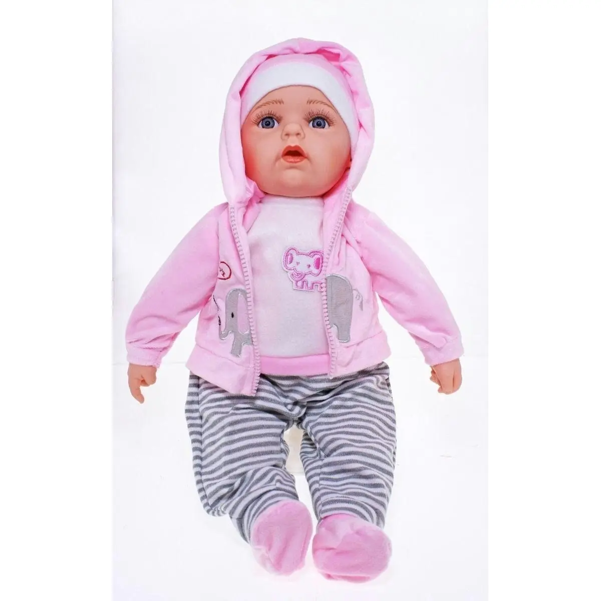 Cotton Candy -  Baby Doll  Aria With Light Pink Hoodie Soft Body 50cm