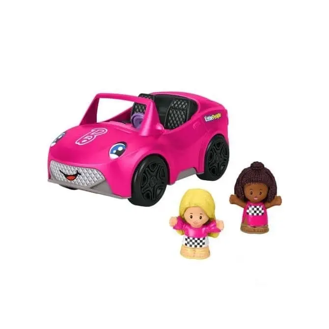 Barbie Little People Toy Car With Music Sounds And 2 Figures Convertible Toddler Toys