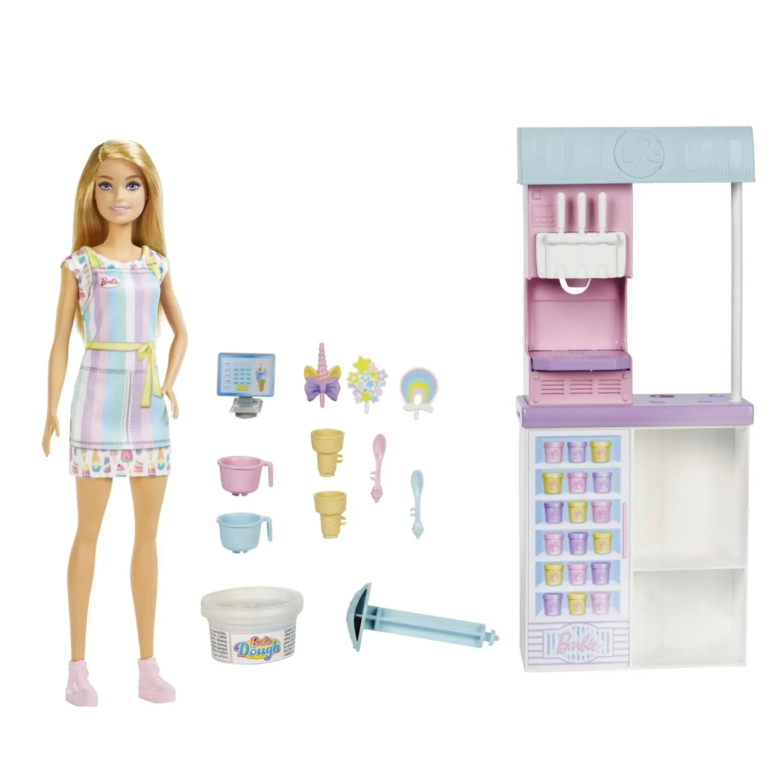 Barbie Ice Cream Shop Playset  Mattel