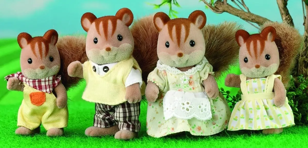 Sylvanian Families - Walnut Squirrel Family