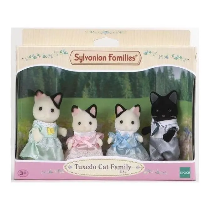 Sylvanian Families - Tuxedo Cat Family