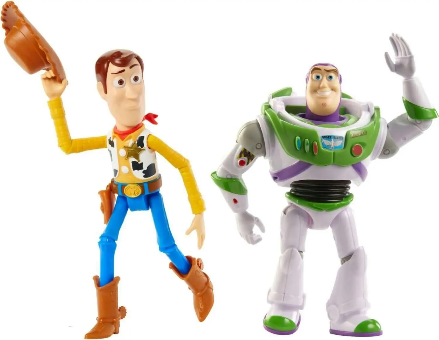 Disney Pixar - Toy Story 7-inch Woody And Buzz Action Figure Toys 2-pack Pizza Planet Adventure