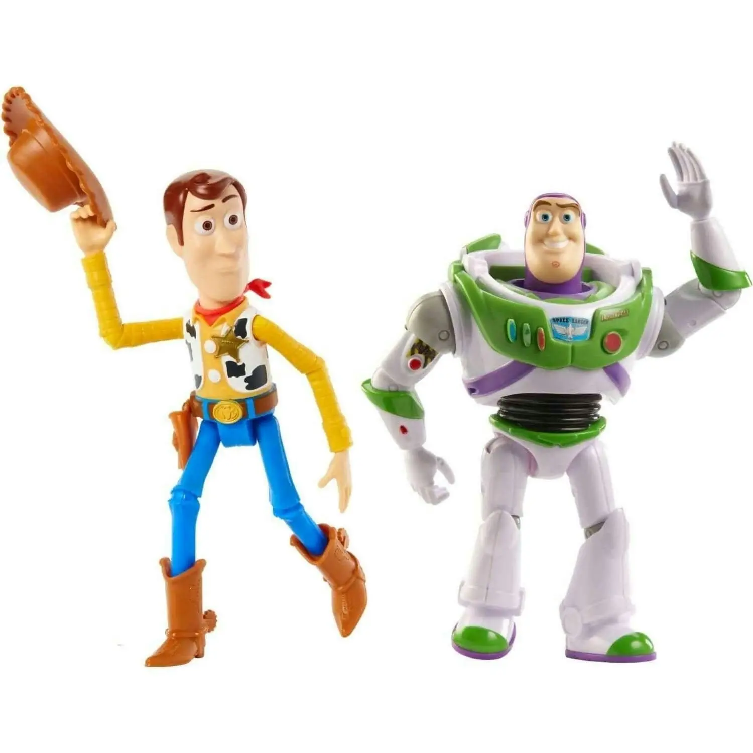 Disney Pixar - Toy Story 7-inch Woody And Buzz Action Figure Toys 2-pack Pizza Planet Adventure