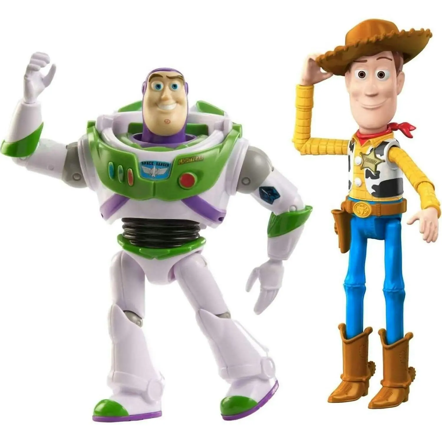 Disney Pixar - Toy Story 7-inch Woody And Buzz Action Figure Toys 2-pack Pizza Planet Adventure