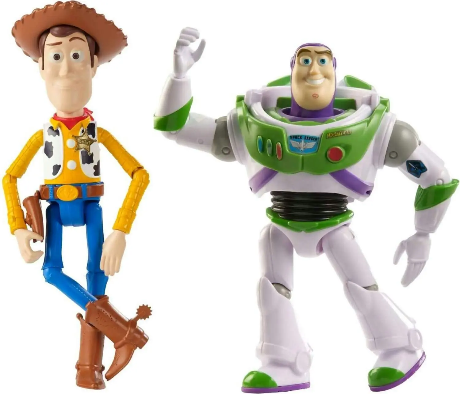 Disney Pixar - Toy Story 7-inch Woody And Buzz Action Figure Toys 2-pack Pizza Planet Adventure