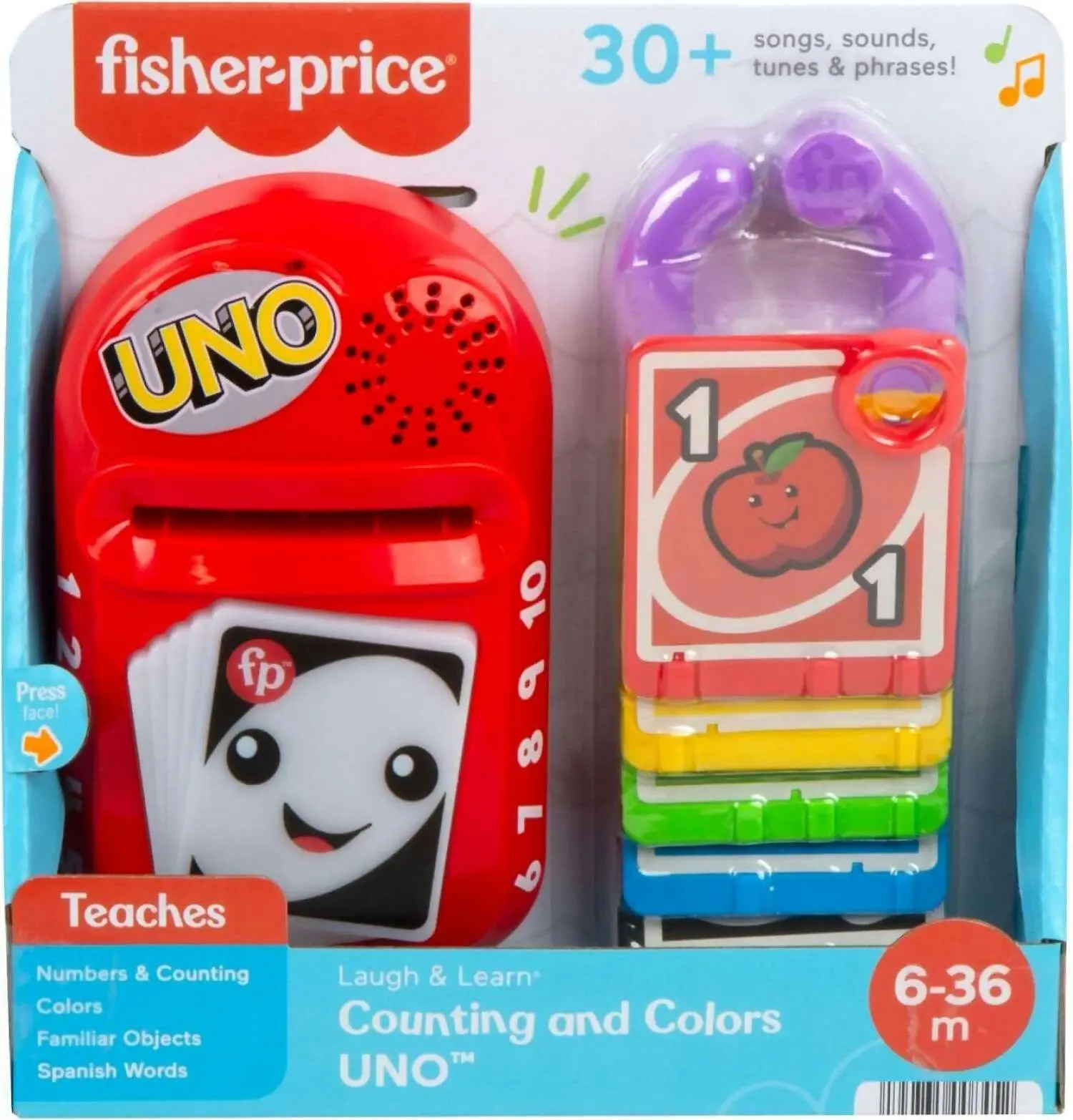 Fisher-price - Laugh & Learn Counting And Colors Uno Electronic Learning Toy For Infants