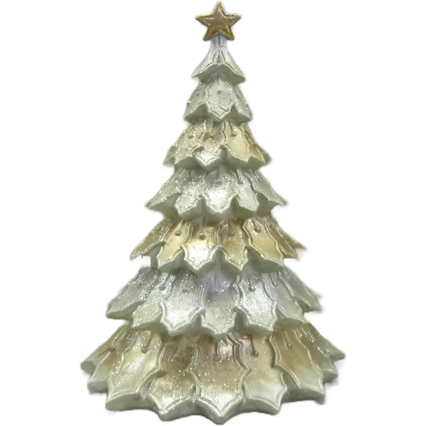 Cotton Candy - Xmas Gold Christmas Tree 16.5cm