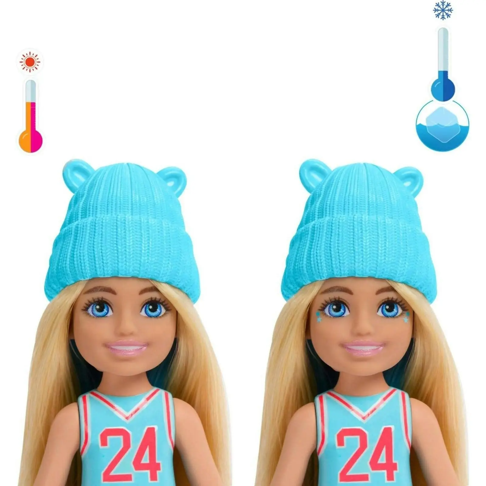 Barbie - Color Reveal Sporty Series Chelsea Small Doll With 6 Surprises