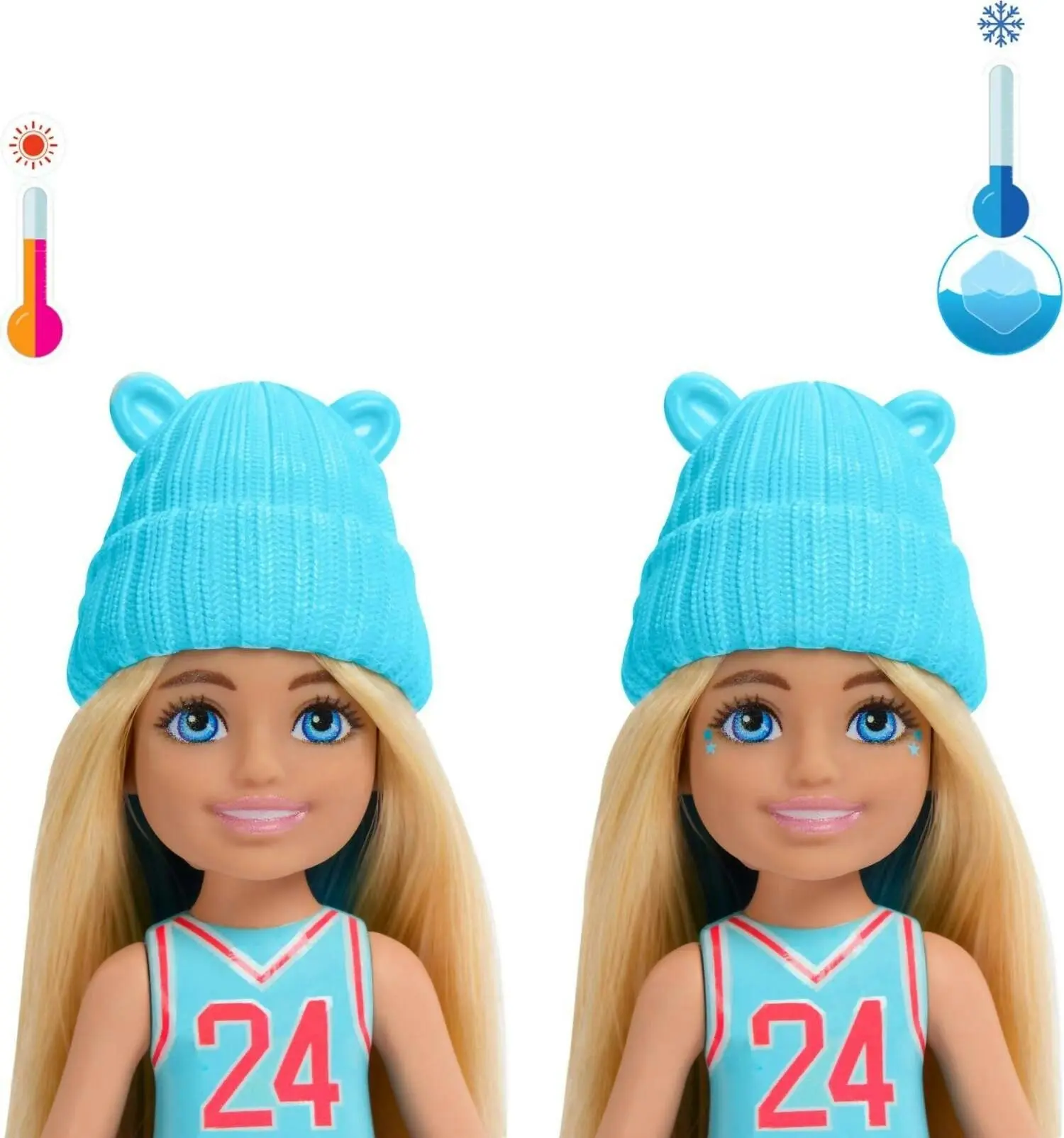 Barbie - Color Reveal Sporty Series Chelsea Small Doll With 6 Surprises