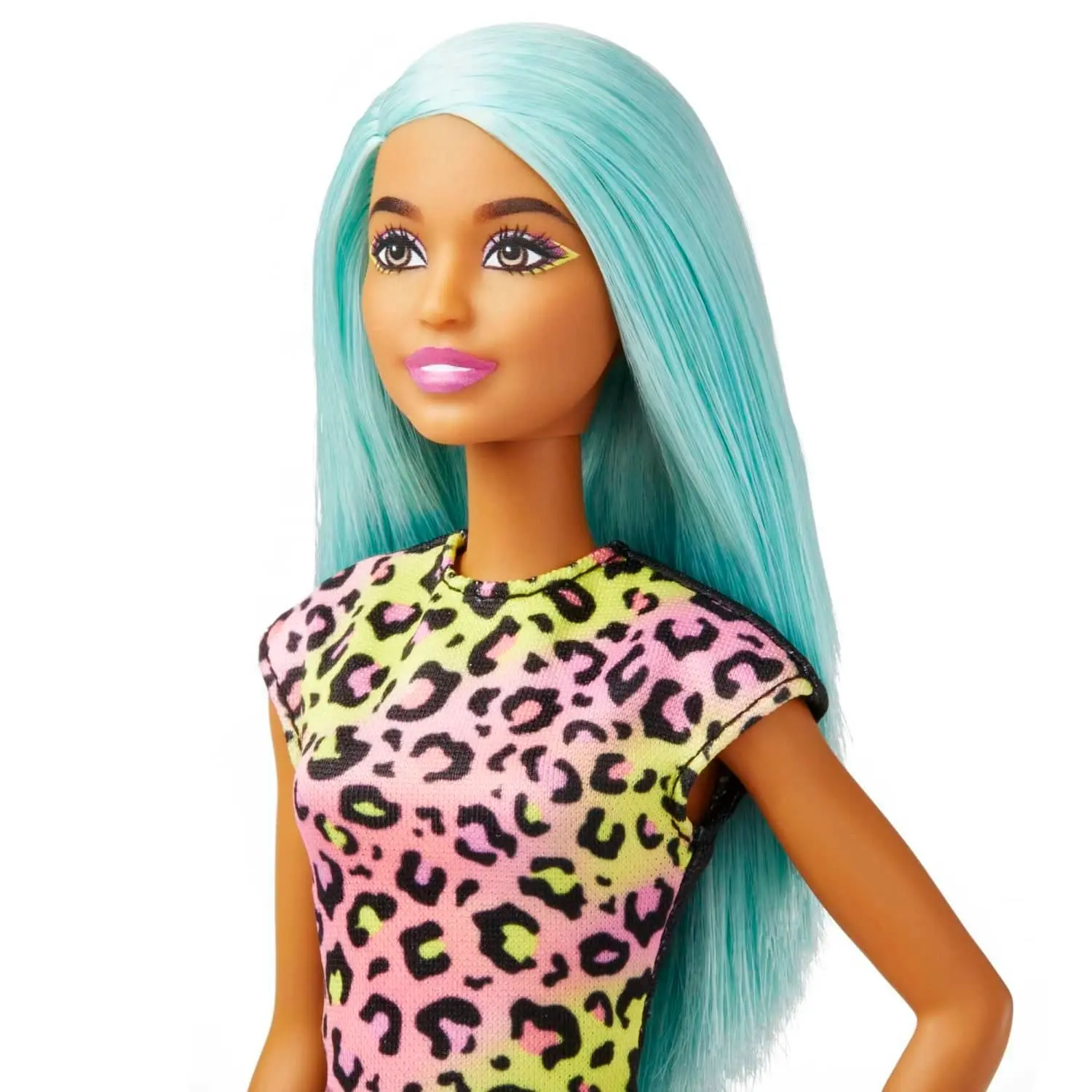 Barbie Makeup Artist Doll With Teal Hair And Career-themed Accessories Like Palette And Brush