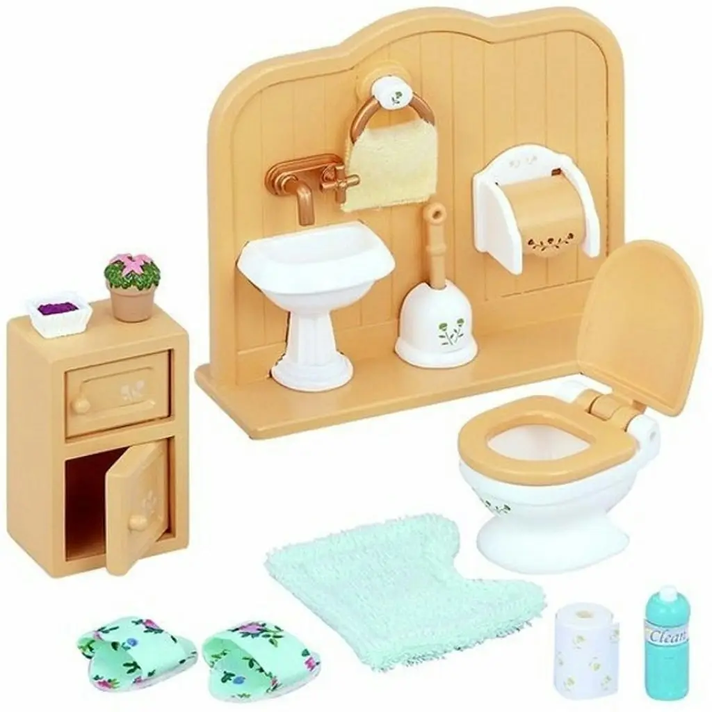 Sylvanian Families - Toilet Set Animal Doll Playset