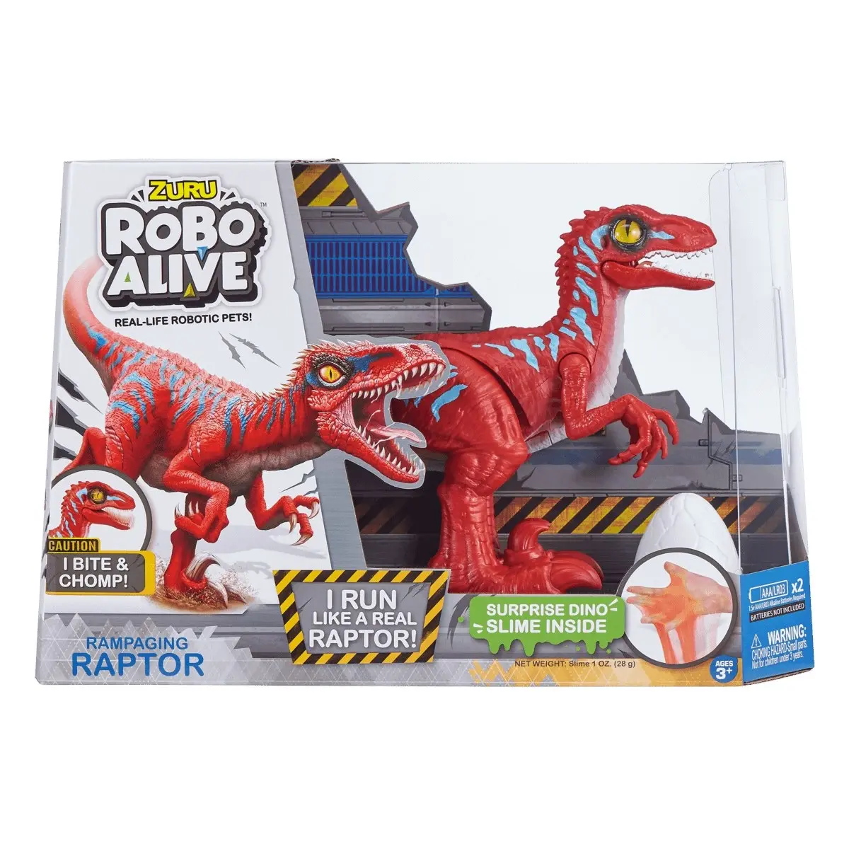 Robo Alive Robotic Rampaging Raptor With Slime Assortment