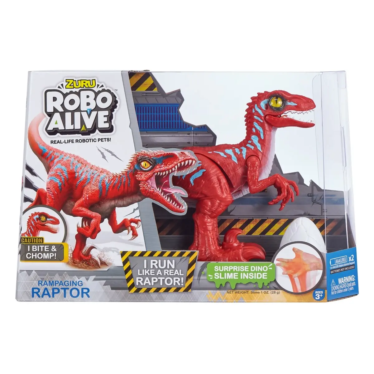 Robo Alive Robotic Rampaging Raptor With Slime Assortment