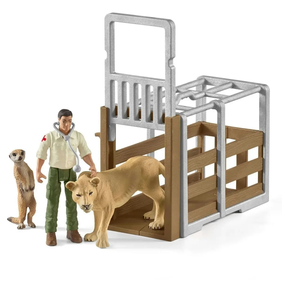 Schleich - Animal Rescue Large Truck   Wildlife Animal Figurine Playset Animal Playset