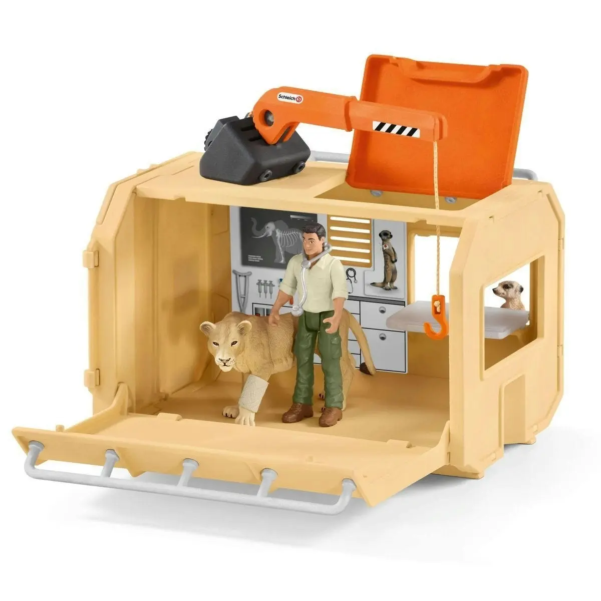 Schleich - Animal Rescue Large Truck   Wildlife Animal Figurine Playset Animal Playset