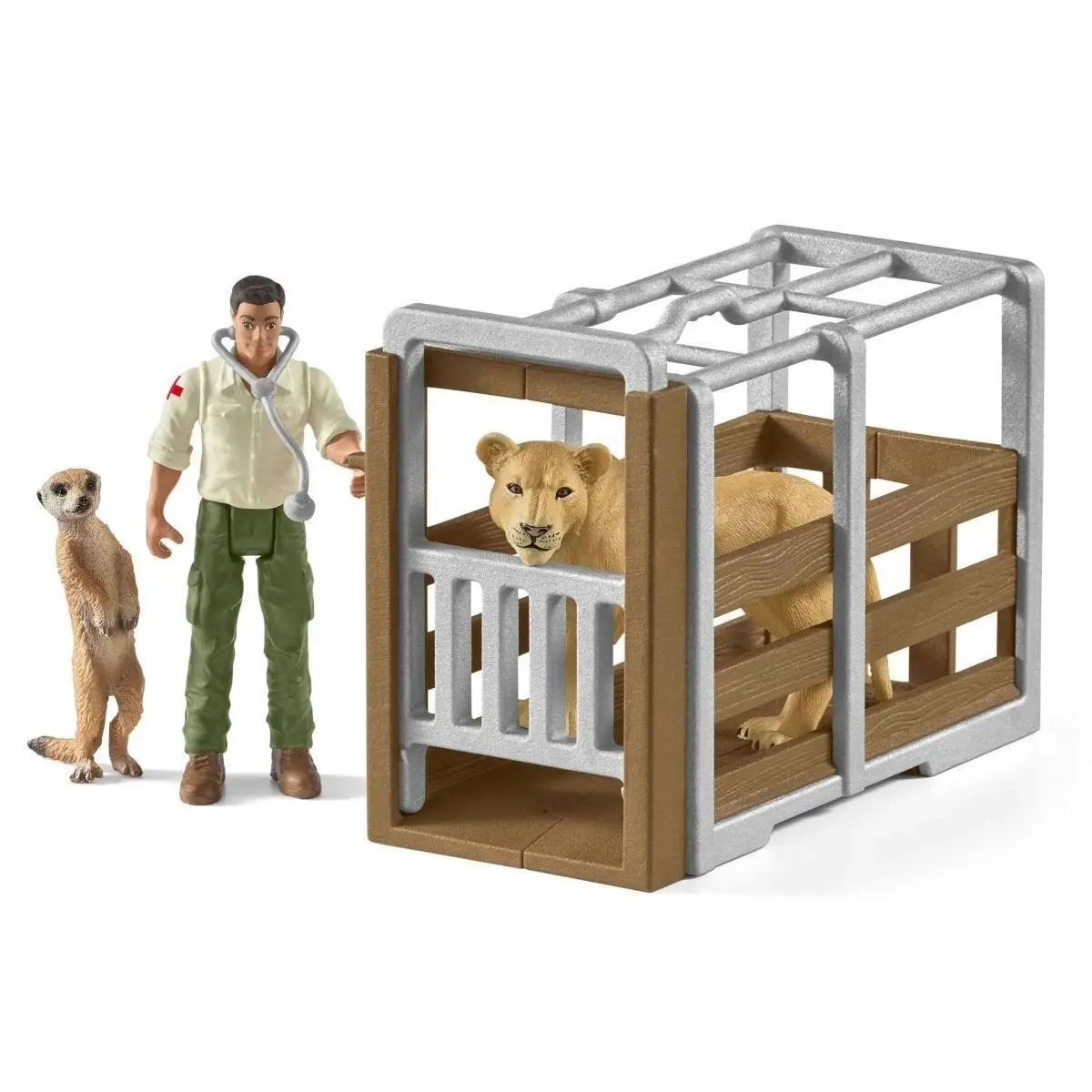 Schleich - Animal Rescue Large Truck   Wildlife Animal Figurine Playset Animal Playset