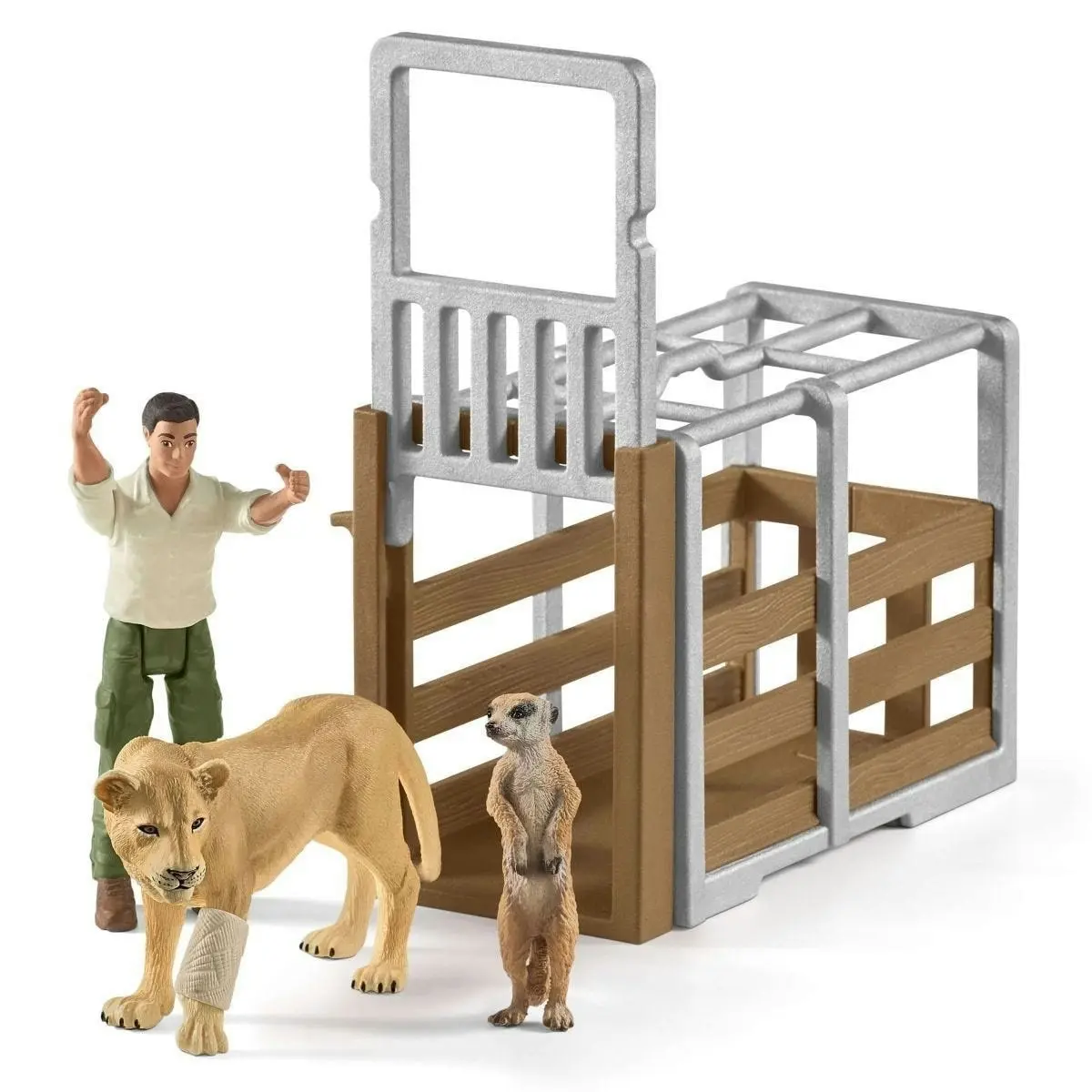 Schleich - Animal Rescue Large Truck   Wildlife Animal Figurine Playset Animal Playset