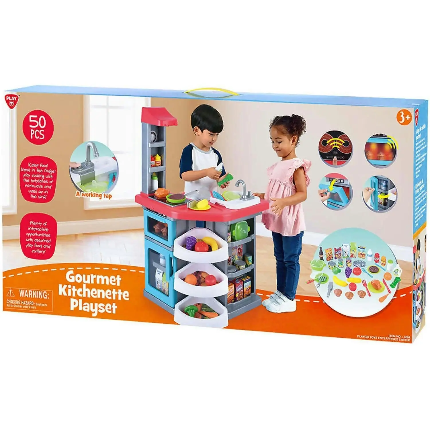 Playgo Toys Ent. Ltd. - Gourmet Kitchenette Set