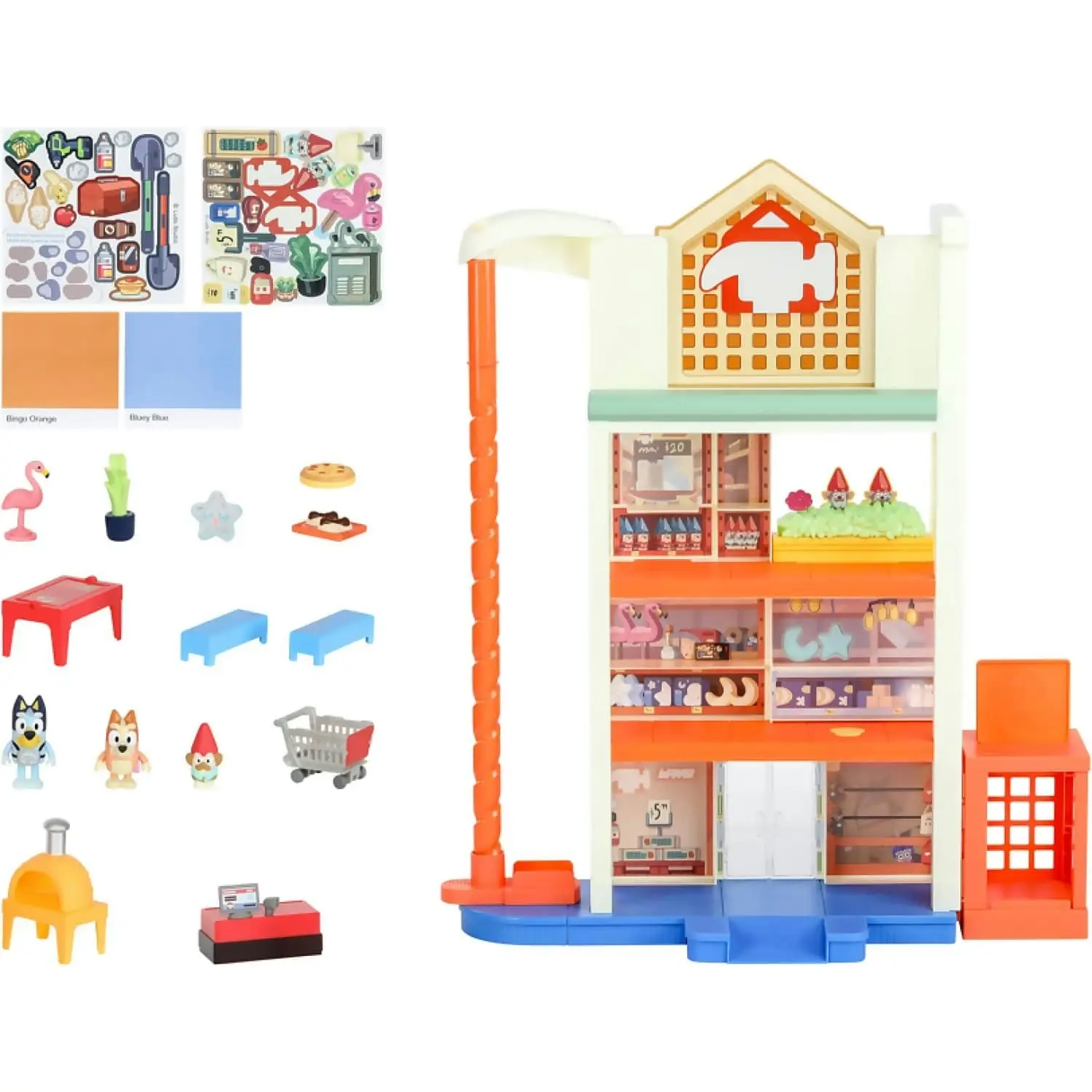 Bluey - S9 Hammerbarn Shopping Center Playset