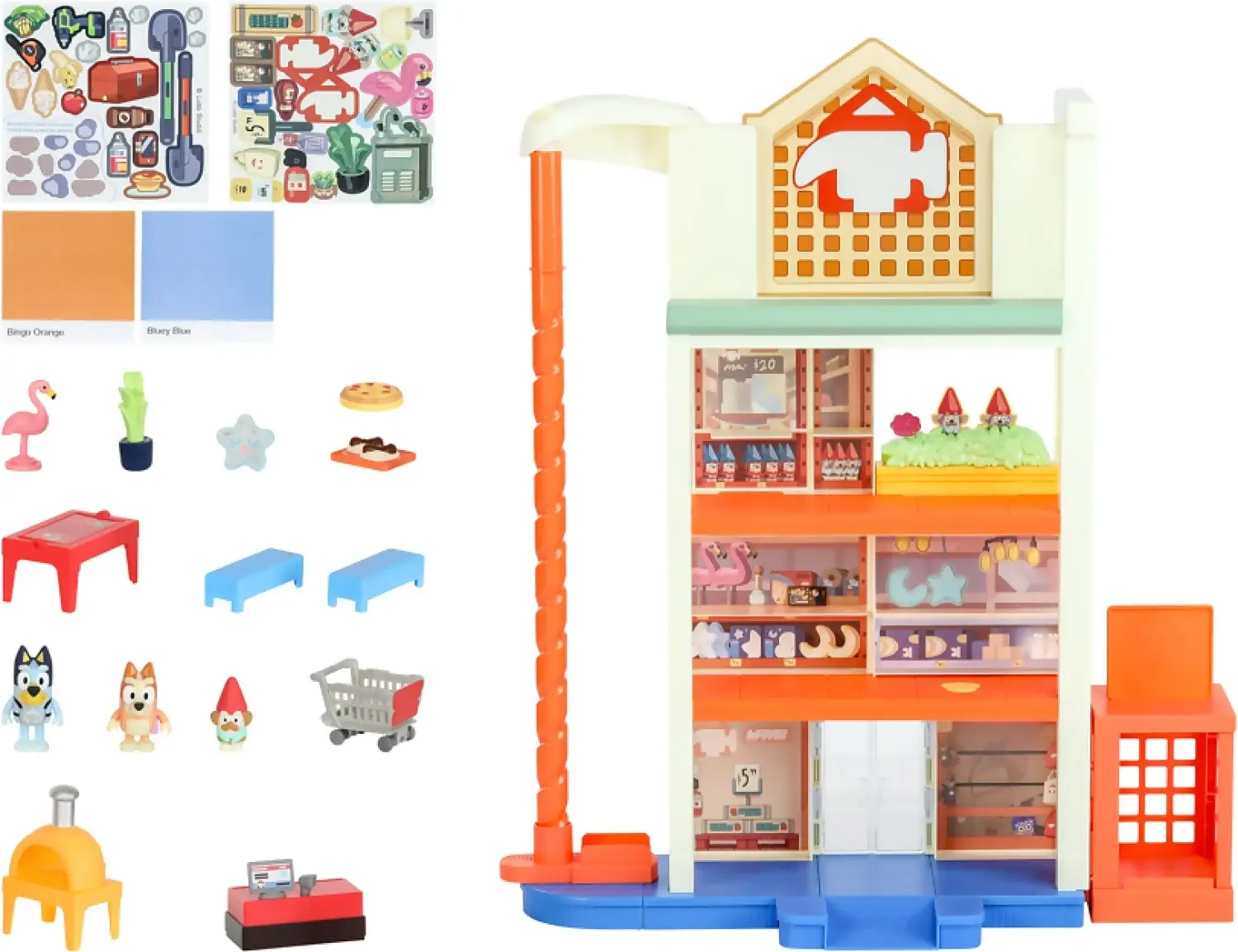 Bluey - S9 Hammerbarn Shopping Center Playset