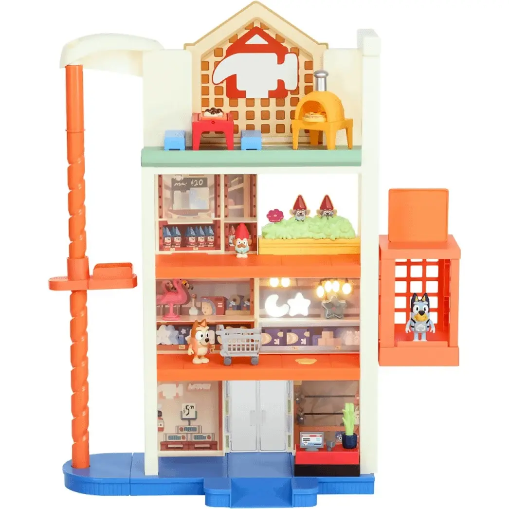 Bluey - S9 Hammerbarn Shopping Center Playset