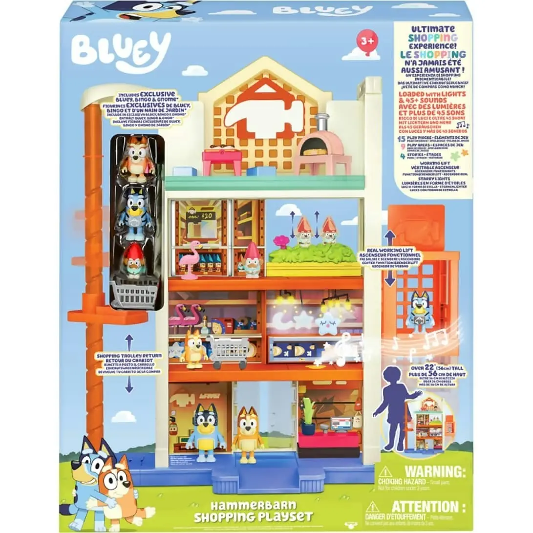 Bluey - S9 Hammerbarn Shopping Center Playset