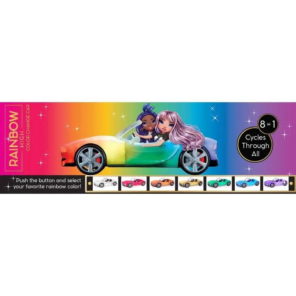 Rainbow High - Convertible Color Change Car