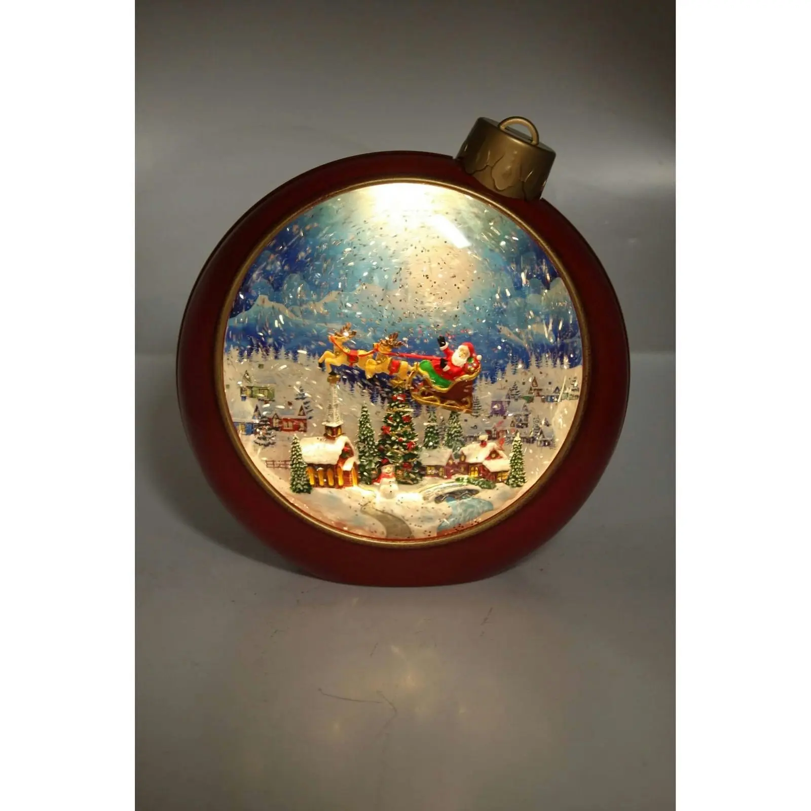 Cotton Candy - Xmas Red Bauble Lantern Santa Sleigh