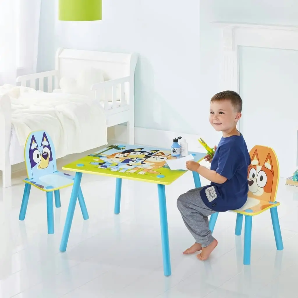 Bluey - Kids Table And 2 Chairs Set  Home & Accessories