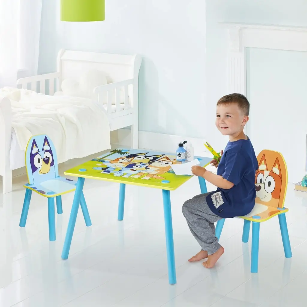 Bluey - Kids Table And 2 Chairs Set  Home & Accessories