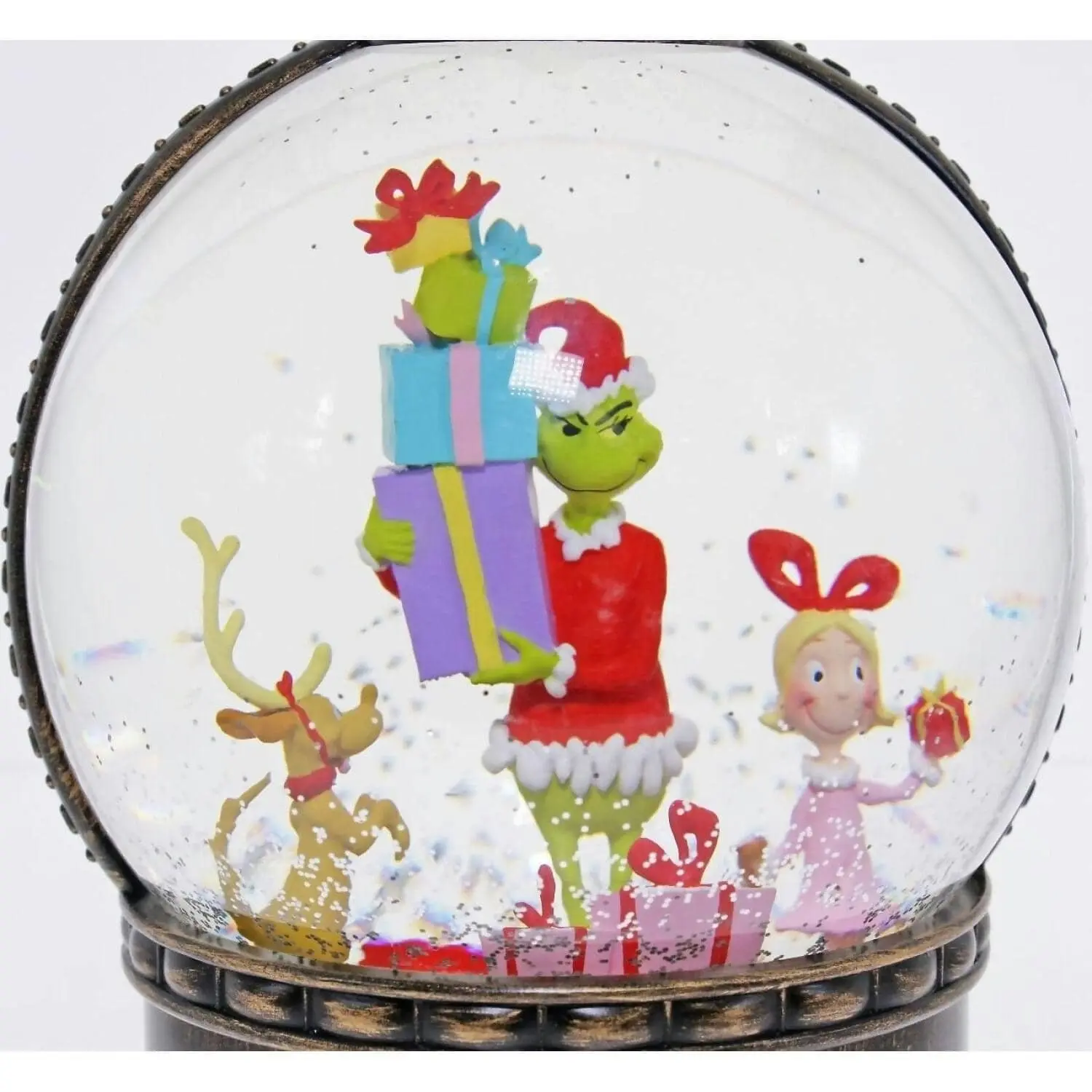 Cotton Candy - Xmas Globe Dr. Seuss Grinch Lantern