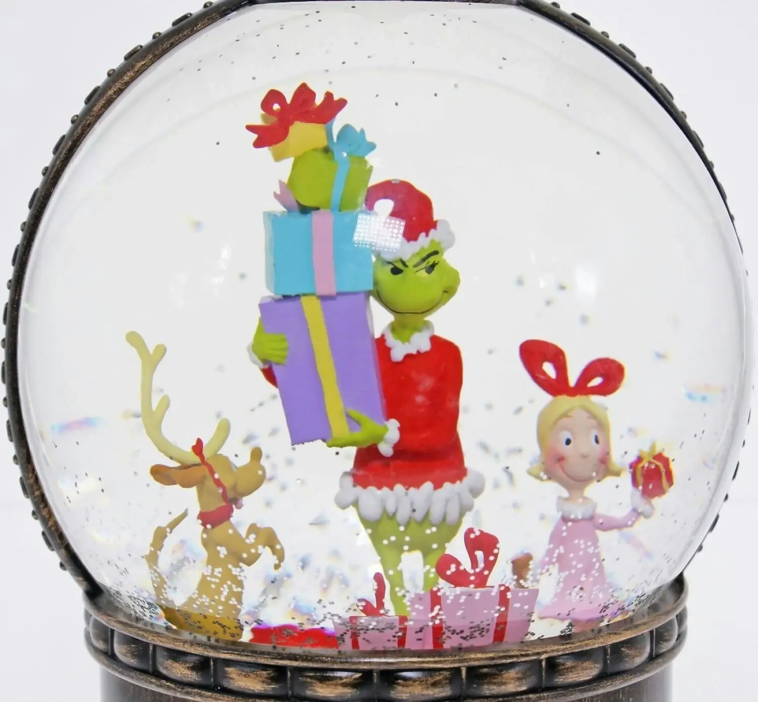 Cotton Candy - Xmas Globe Dr. Seuss Grinch Lantern