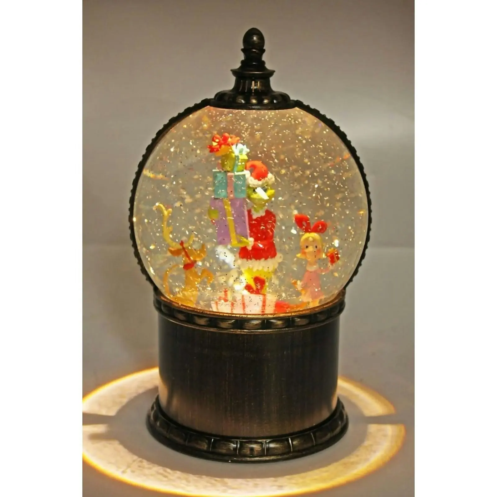 Cotton Candy - Xmas Globe Dr. Seuss Grinch Lantern