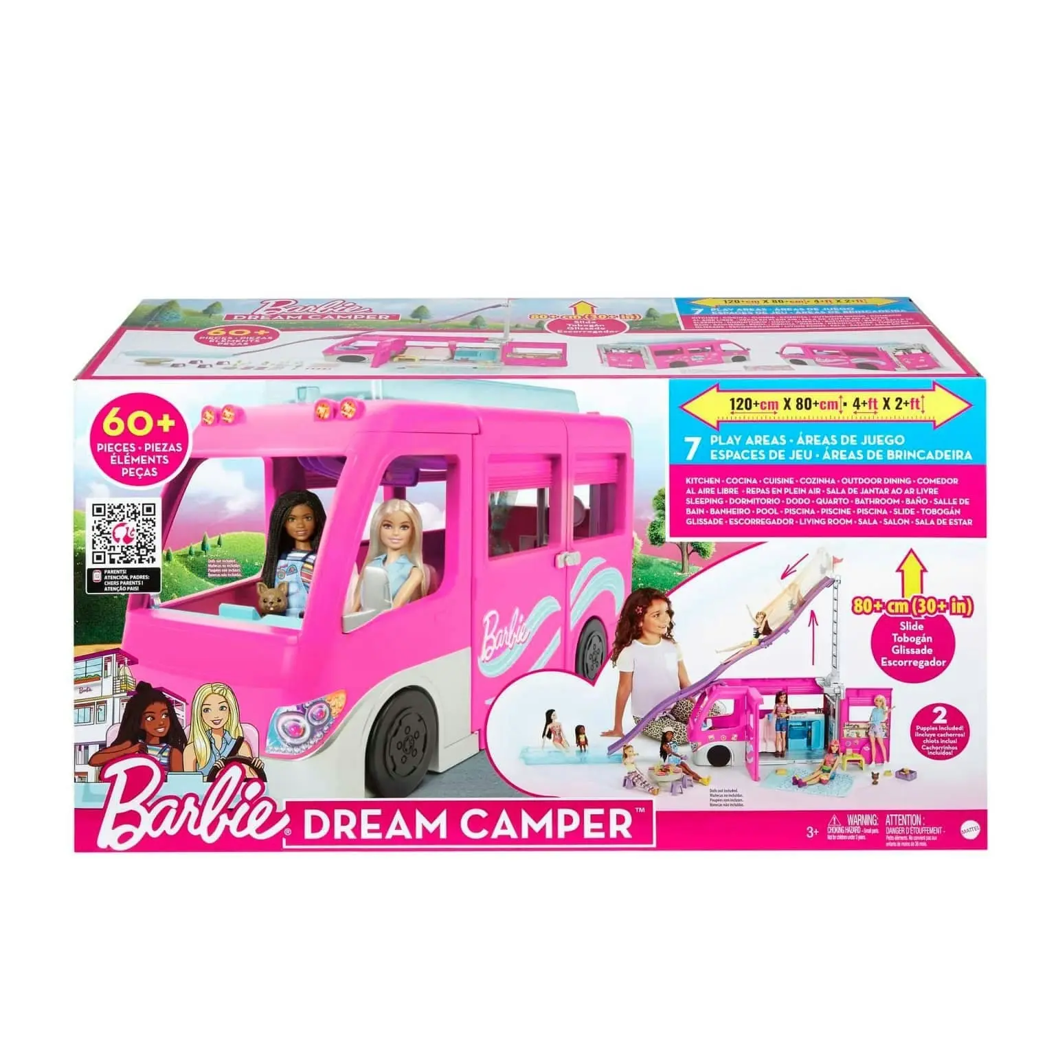 Barbie Camper Dreamcamper Toy Playset With Pool And 60+ Accessories 2022