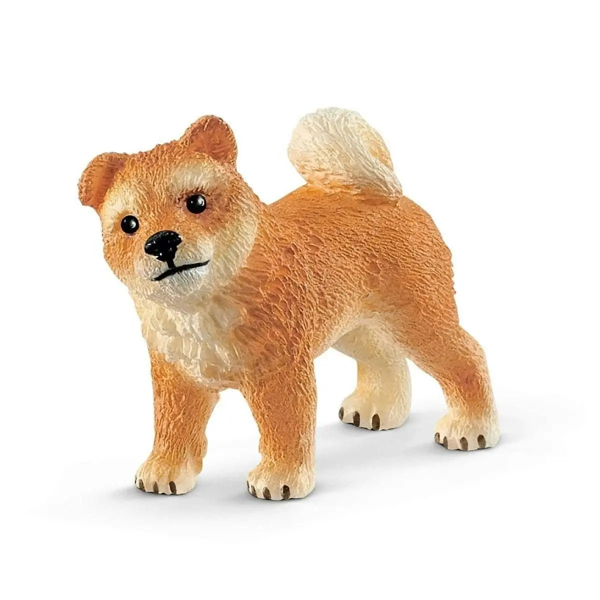 Schleich - Shiba Inu Mother And Puppy  Farm World Animal Figurine Animal Playset