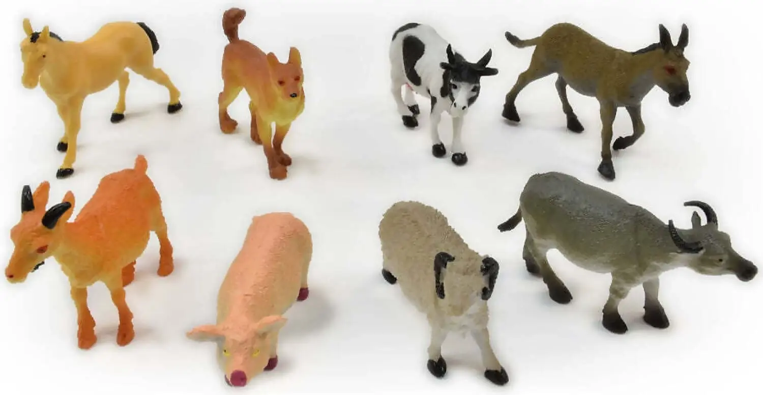 Peterkin Classics - Farm World 8 Piece Figure Set