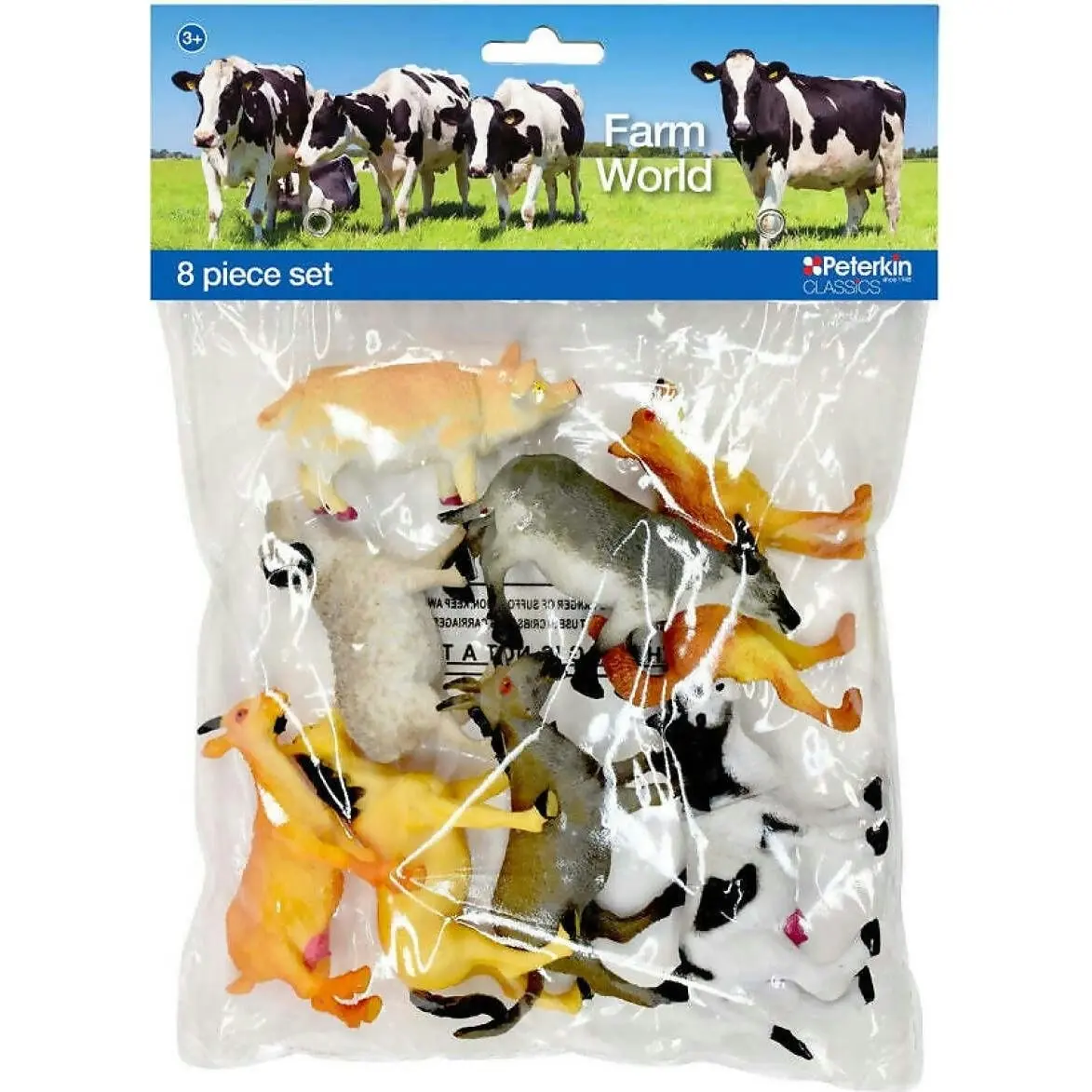 Peterkin Classics - Farm World 8 Piece Figure Set