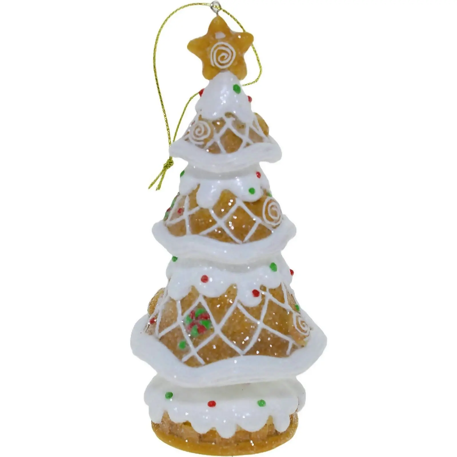 Cotton Candy - Xmas 15cm Frosted Gingerbread Tree