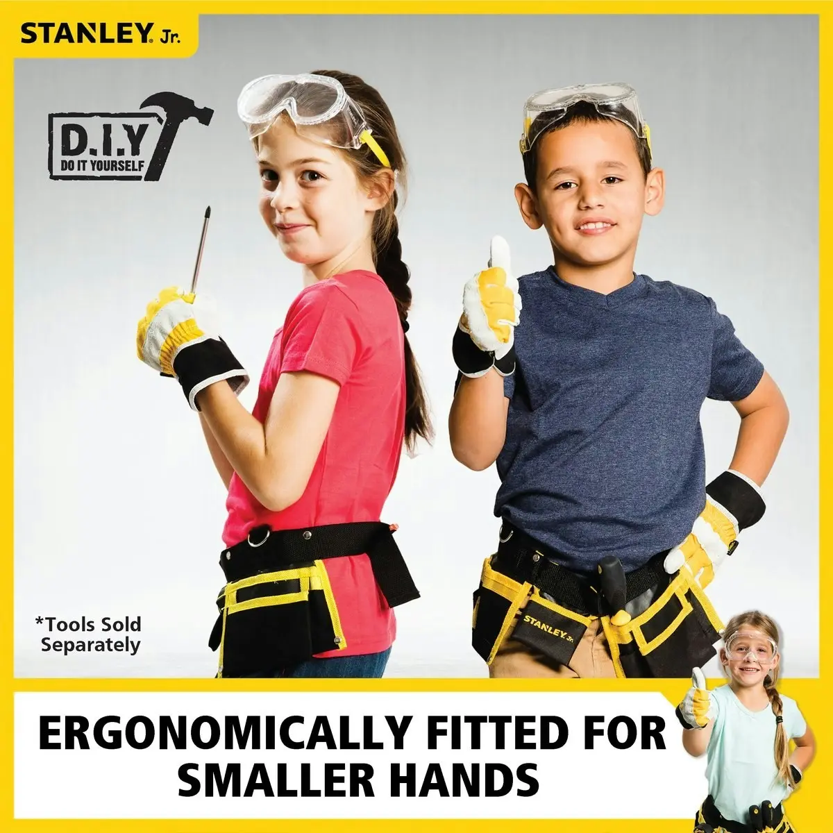 Stanley Jr - Kids Work Safety Gloves