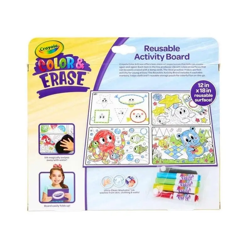 Crayola - Color & Erase Reusable Activity Board