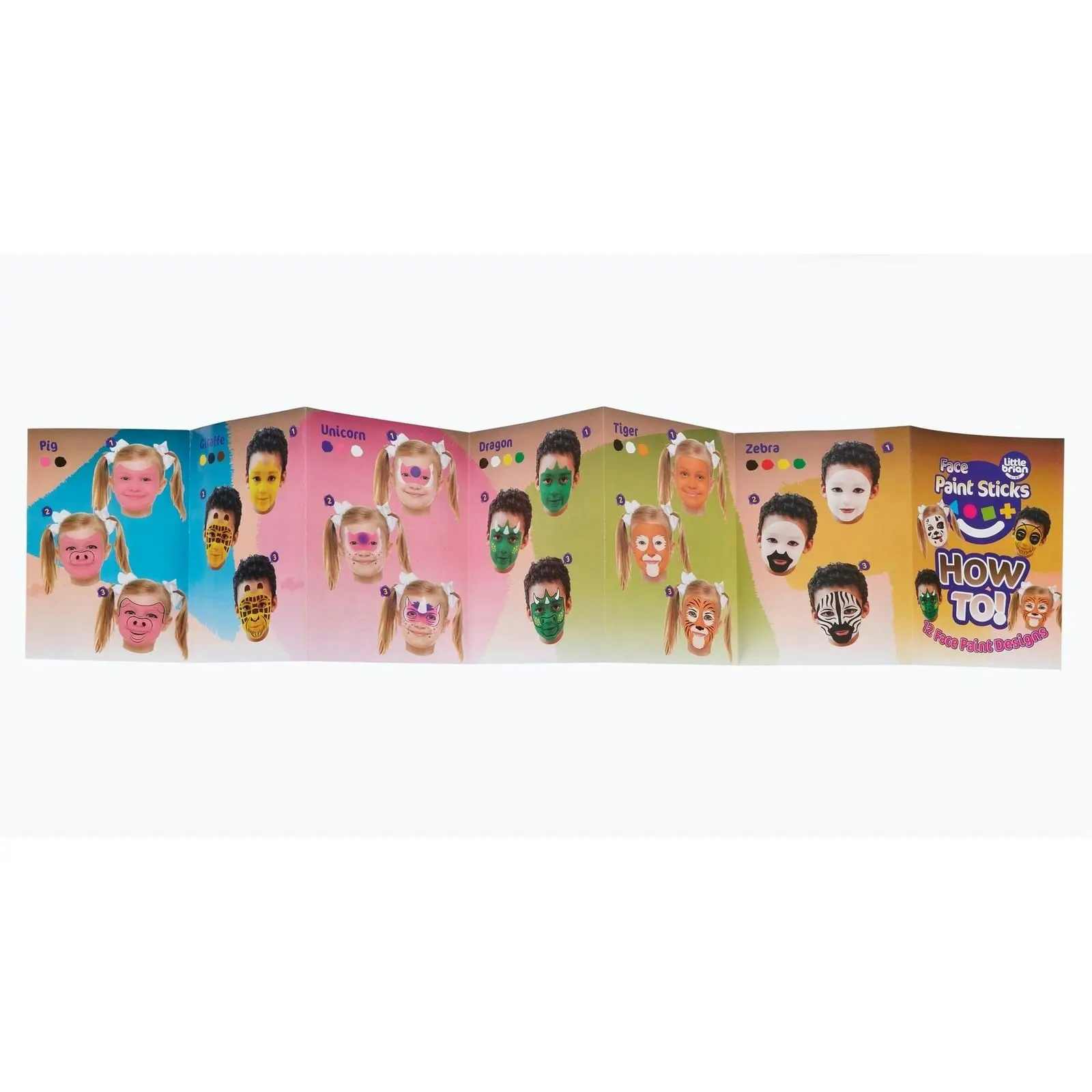 Little Brian - Face Paint Sticks Classic 12 Pk