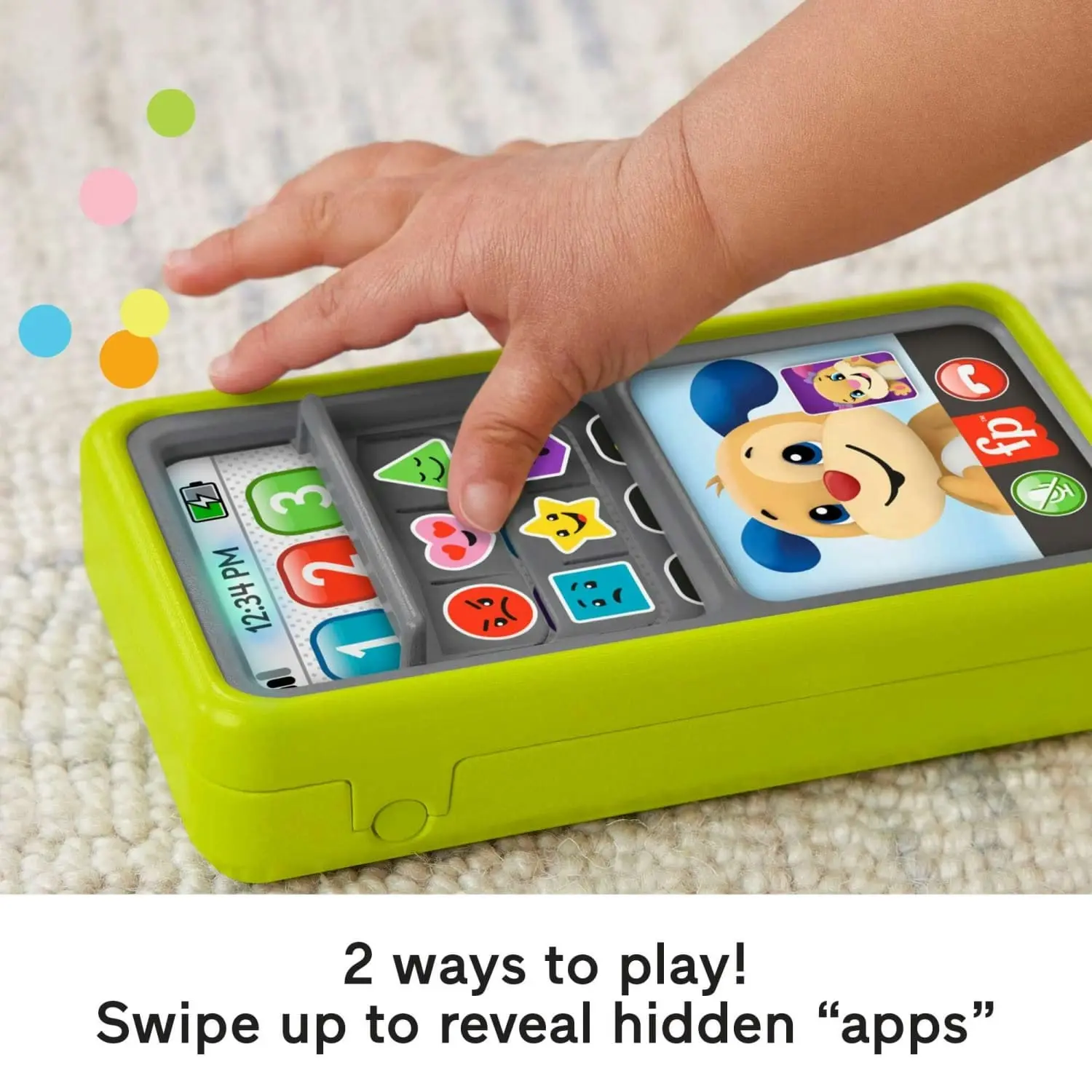 Fisher-Price - Laugh & Learn 2-in-1 Slide To Learn Smartphone