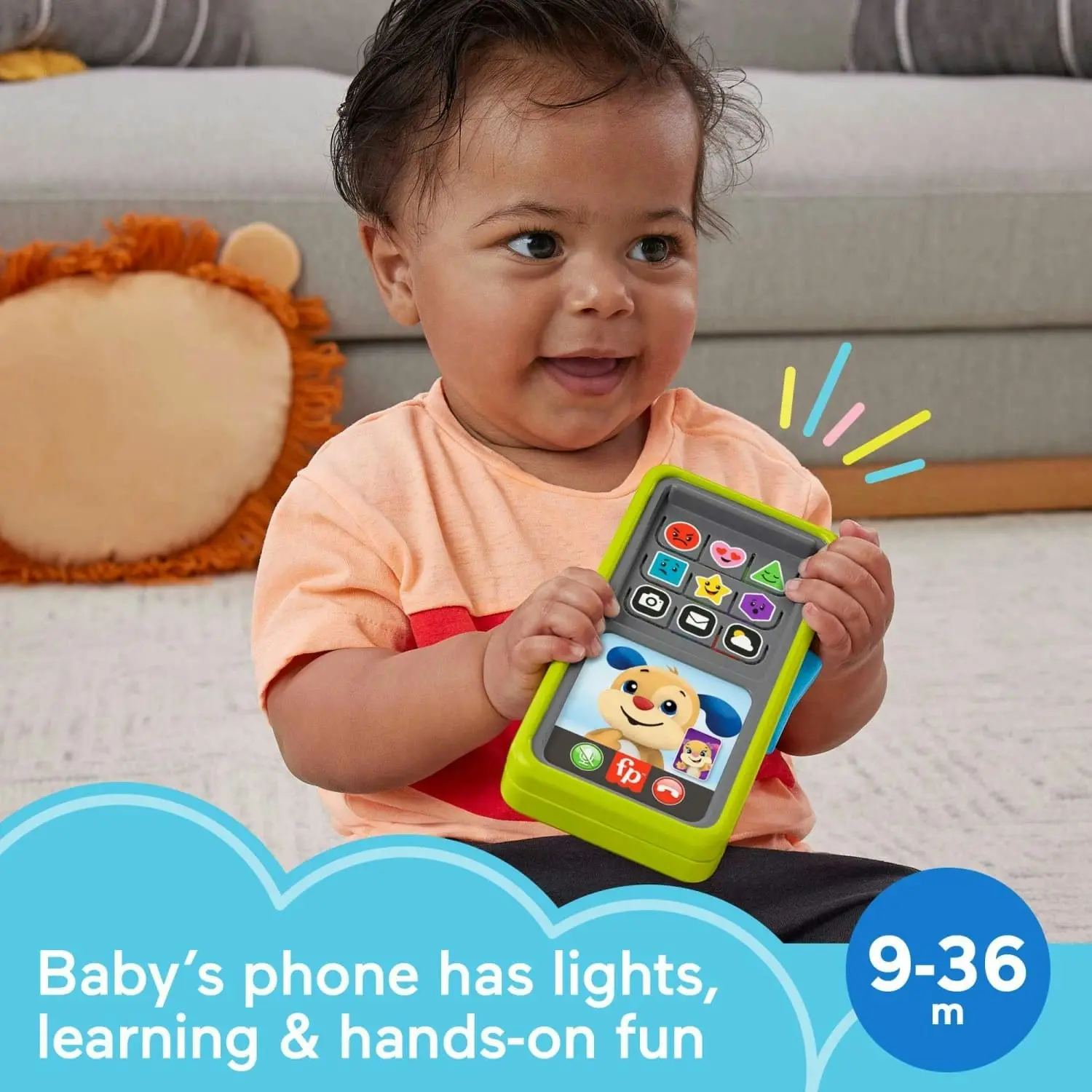 Fisher-Price - Laugh & Learn 2-in-1 Slide To Learn Smartphone