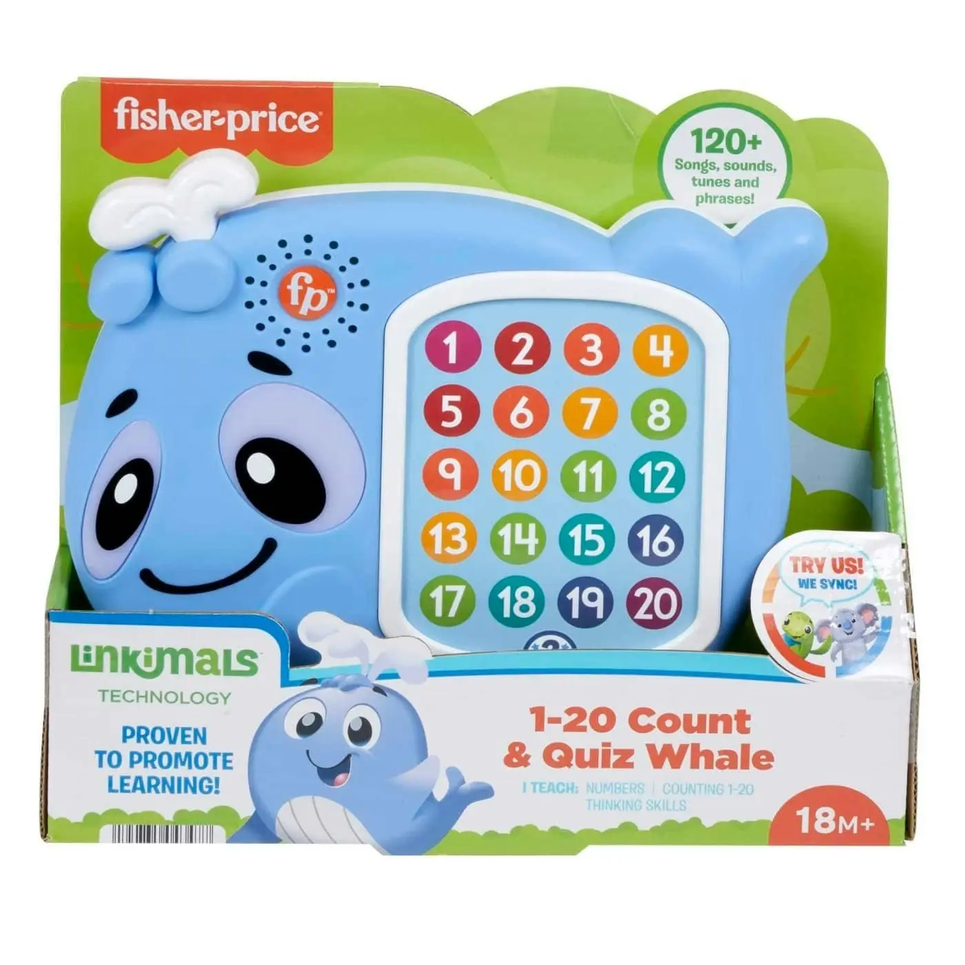 Fisher-Price - Linkimals 1-20 Count & Quiz Whale