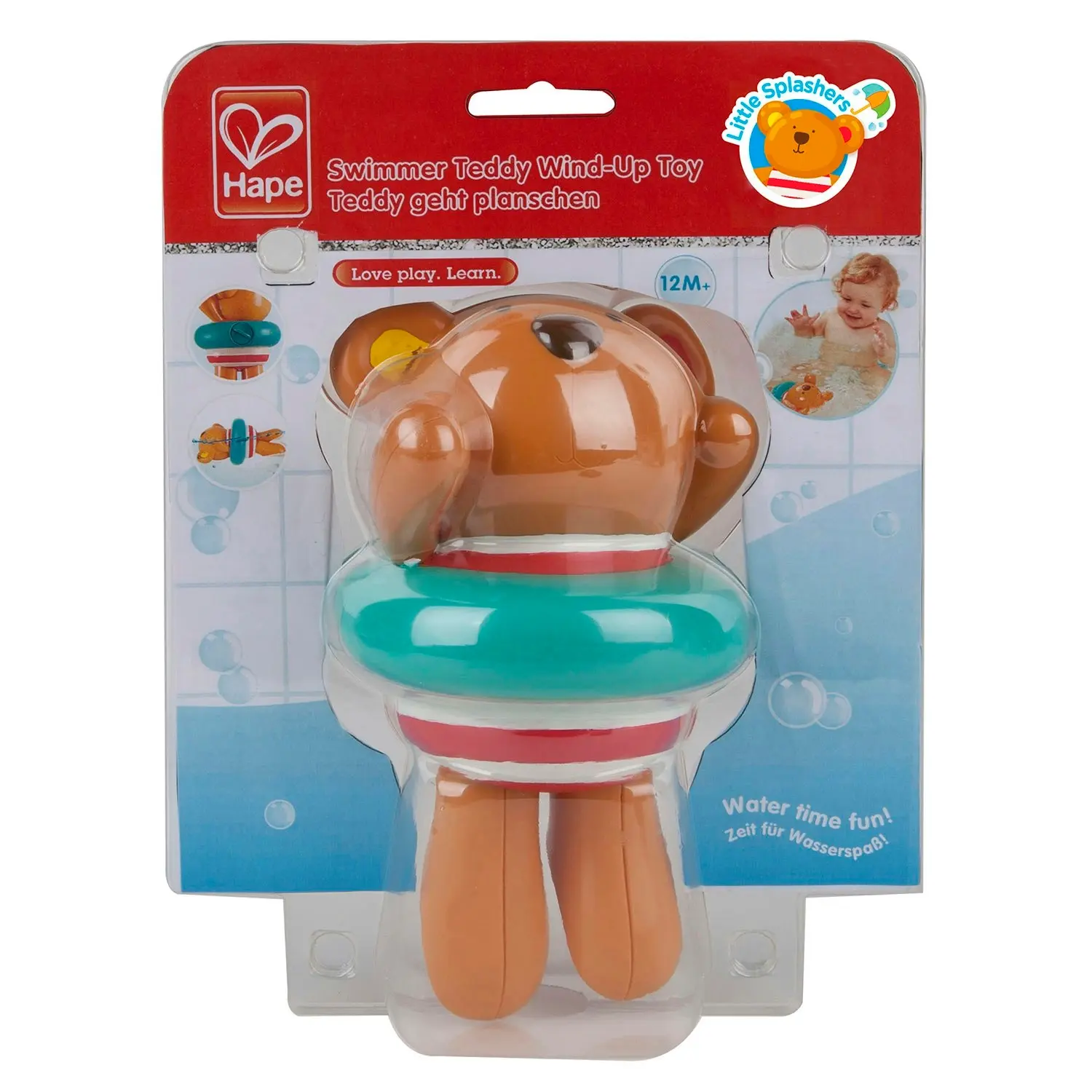 Hape -  Wind Up Swimmer Teddy Toy