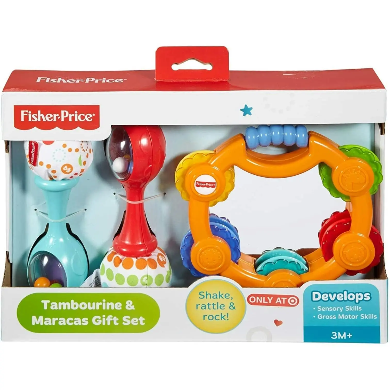 Fisher-Price Tambourine & Maracas Gift Set  Mattel